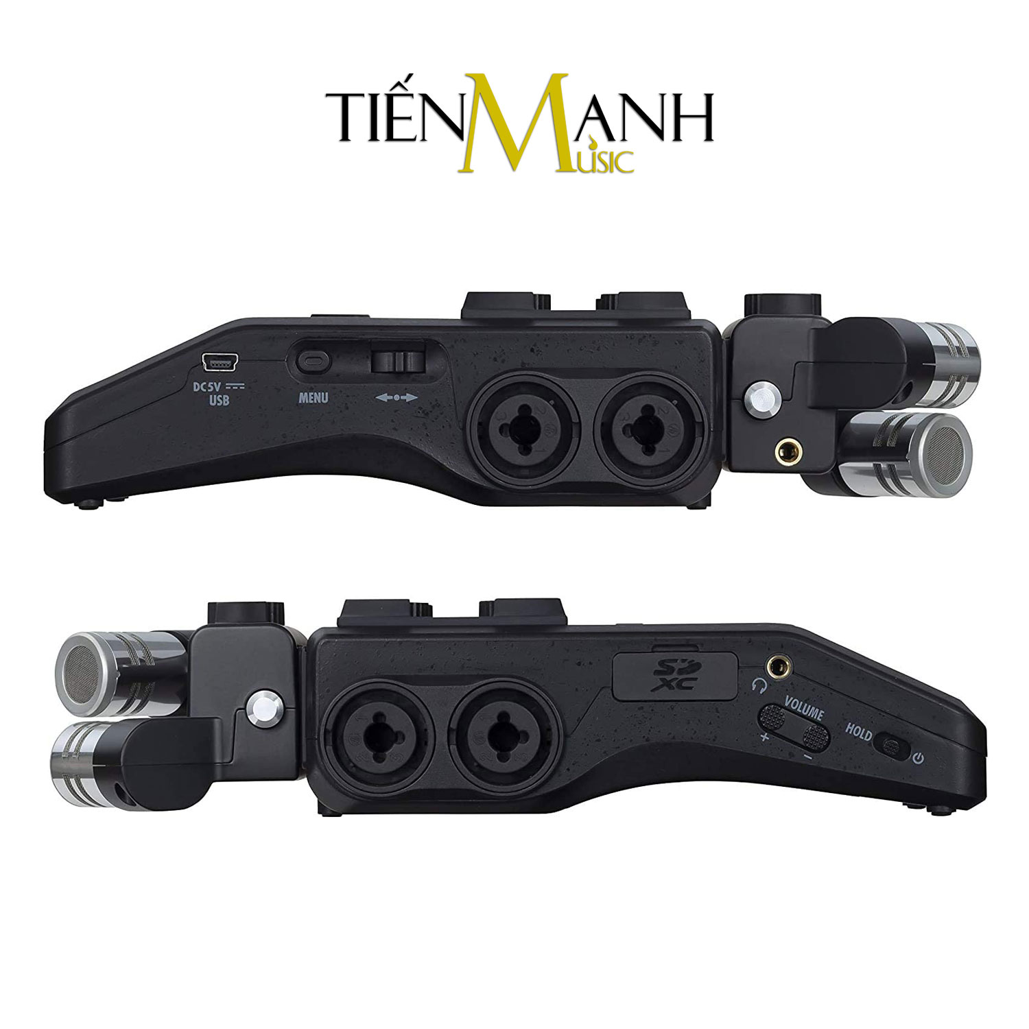 Hình ảnh Combo Máy Thu Ghi Âm Mic Zoom H6 Black Và Phụ Kiện APH6 - Thiết Bị Cầm Tay Kỹ Thuật Số Microphone Stereo Hàng Chính Hãng