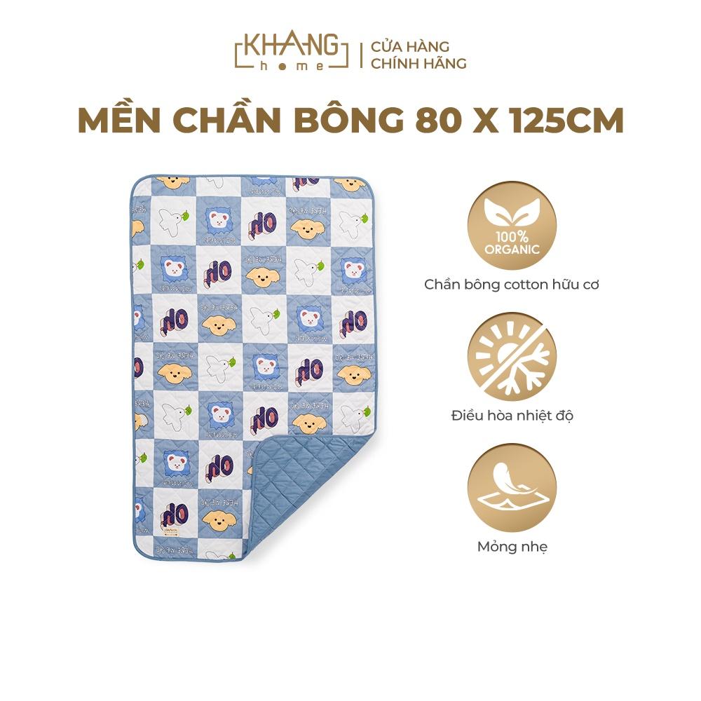 [80x125cm] Mền Bông Trẻ Em Khang Home Ấm Áp Cho Giấc Ngủ Của Bé Size 80x125cm