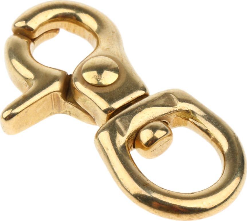 2X Đồng Tôm Hùm Clip Xoay Móc Túi Móc Chìa Khóa Hàng Thủ Công Phát Hiện