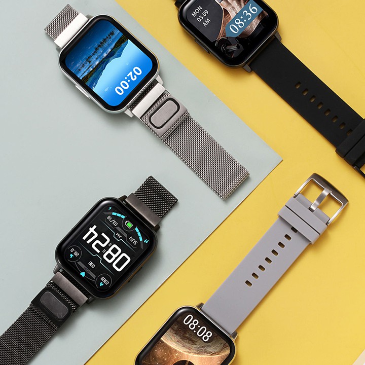 Đồng Hồ Thông Minh DTX SmartWatch - Tiếng Việt 100%,Thay Được Hình Nền Theo Ý Muốn ,Thay Được Dây Đeo, Chống Nước, Màn Hình Tràn Viền 1.78inh HD Siêu Lớn, Nhận Thông Báo Ứng Dụng