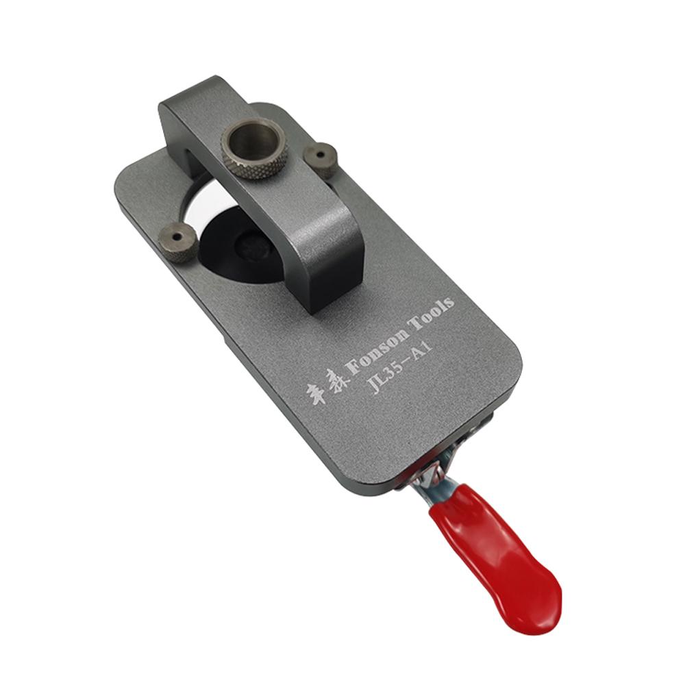 Woodworking 35mm Hole Opener 35mm Hinge Opener Door Cabinets Hinge Locator Woodworking Hole Drilling Guide Locator