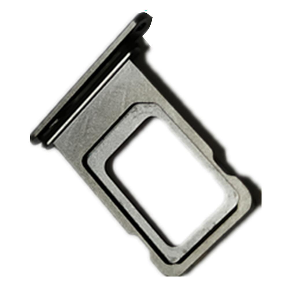Phone Dual Sim Card Holder Slot Tray Replacement for iPhoneXs Max silver