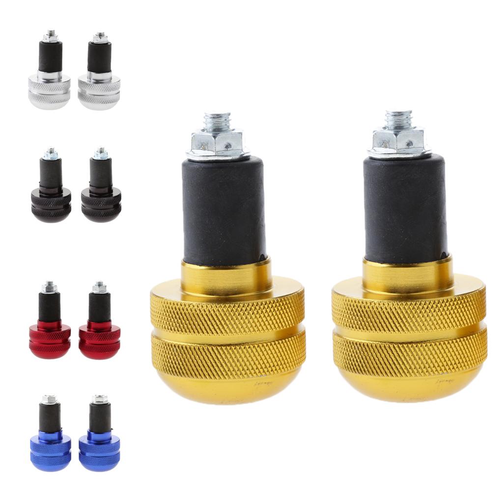 Motorcycle Handlebar Hand Grip Bar Ends Plug Slider For Yamaha