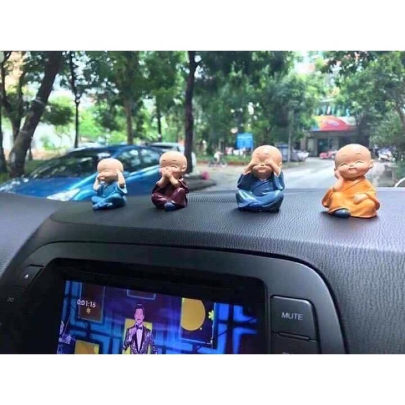 Bộ Tượng Tứ Không ️️ Bộ Tượng 4 Chú Tiểu Tứ Đại Giai Không Mini Trang Trí