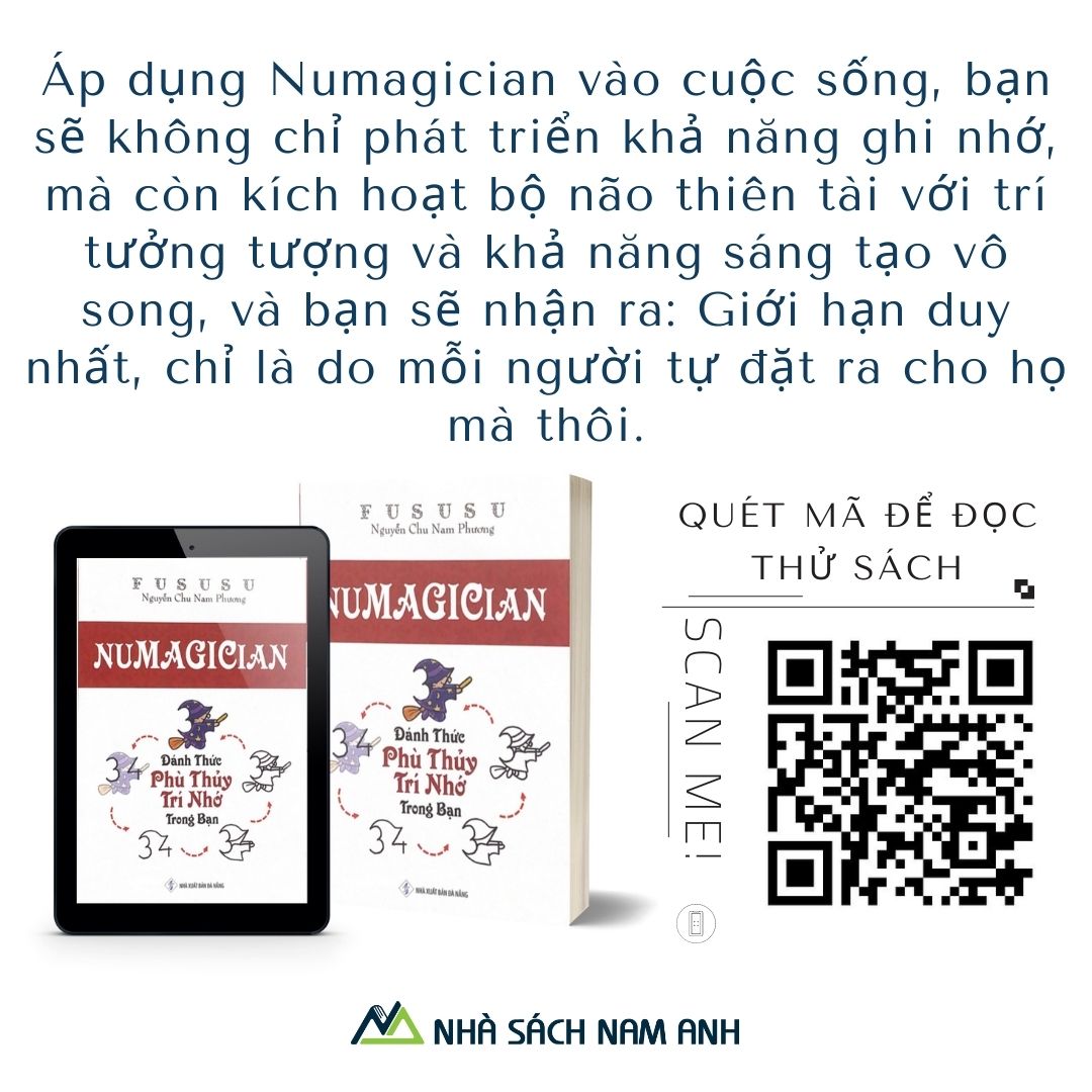 Sách - Numagician: Đánh Thức Phù Thủy Trí Nhớ Trong Bạn (Tặng kèm khóa học luyện trí nhớ)