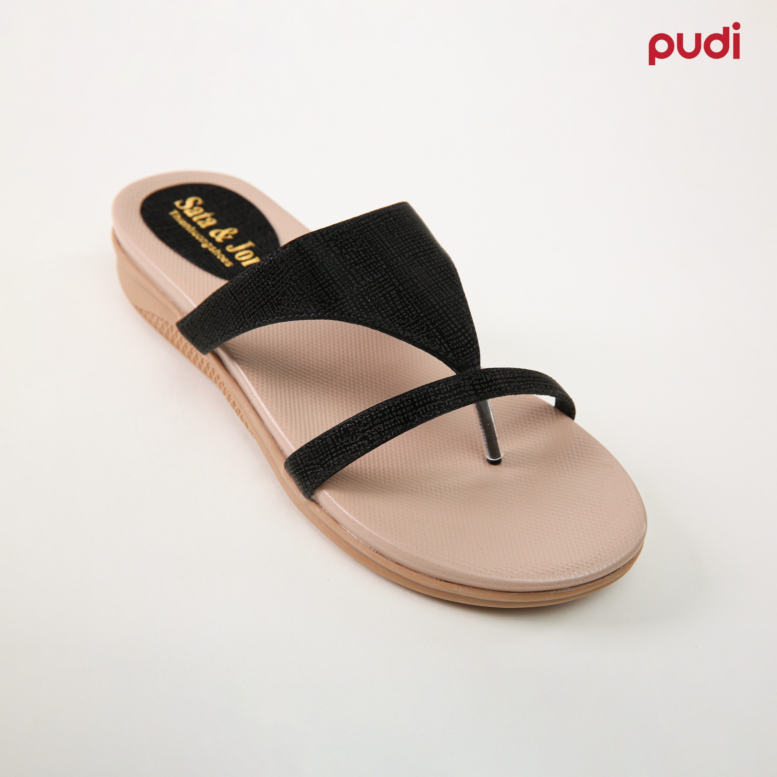DÉP NỮ QUAI CHÉO |PUDI| ĐẾ ĐÚC, DA CAO CẤP - 9352