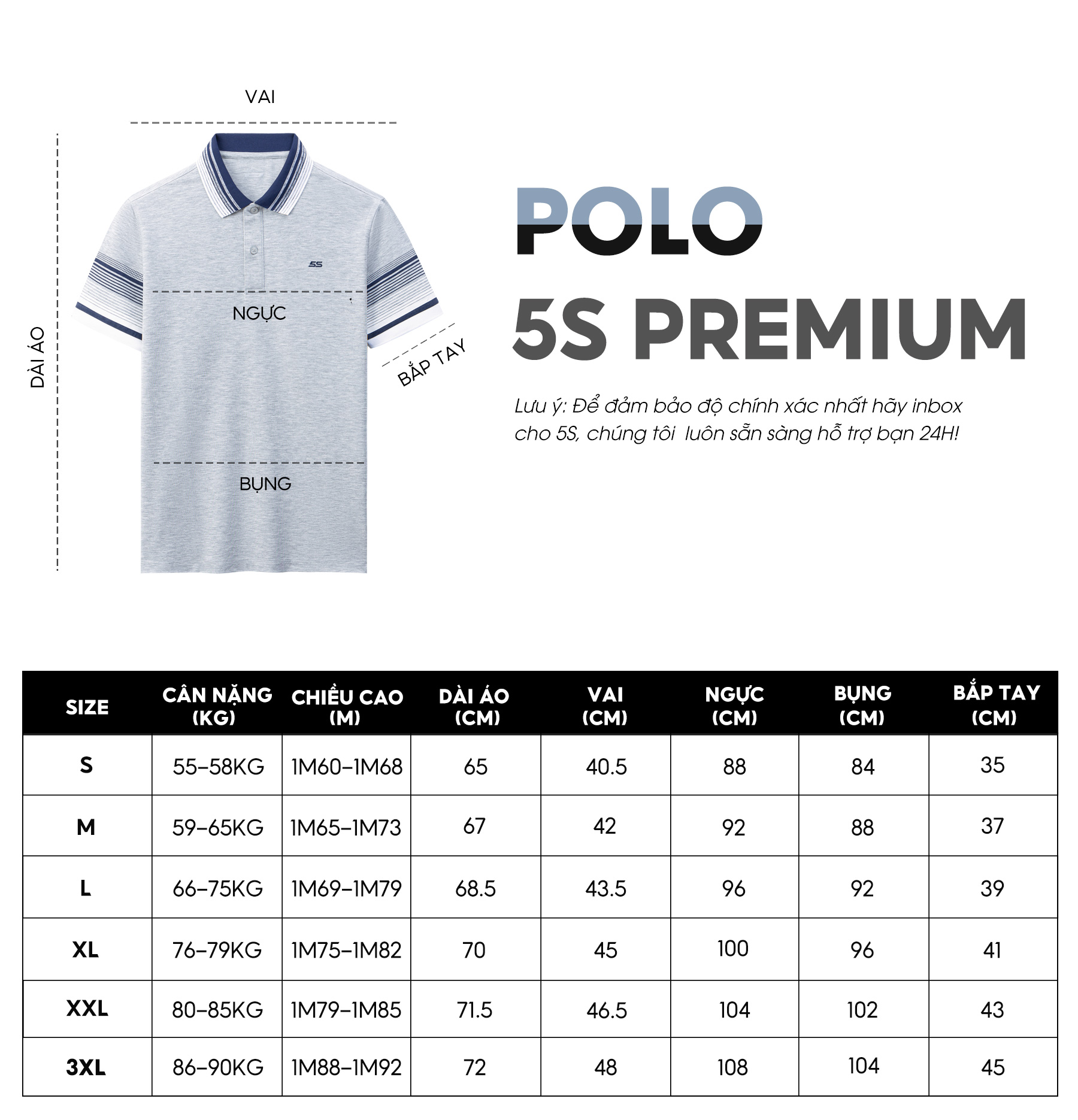 Áo Polo Nam 5S, Chất Liệu Micro Viscose Cao Cấp, Siêu Mát, Thiết Kế Phối Sọc Màu Tay Áo Nổi Bật, Lịch Lãm (APC23034)