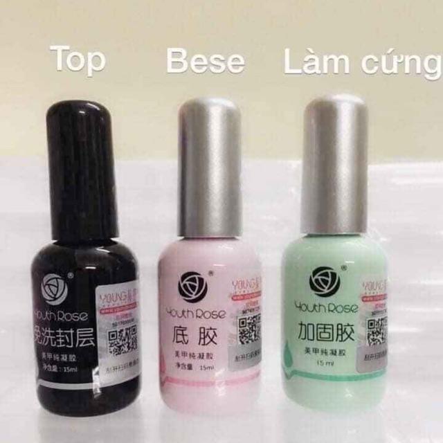 Base top cứng móng top lì hoa hồng