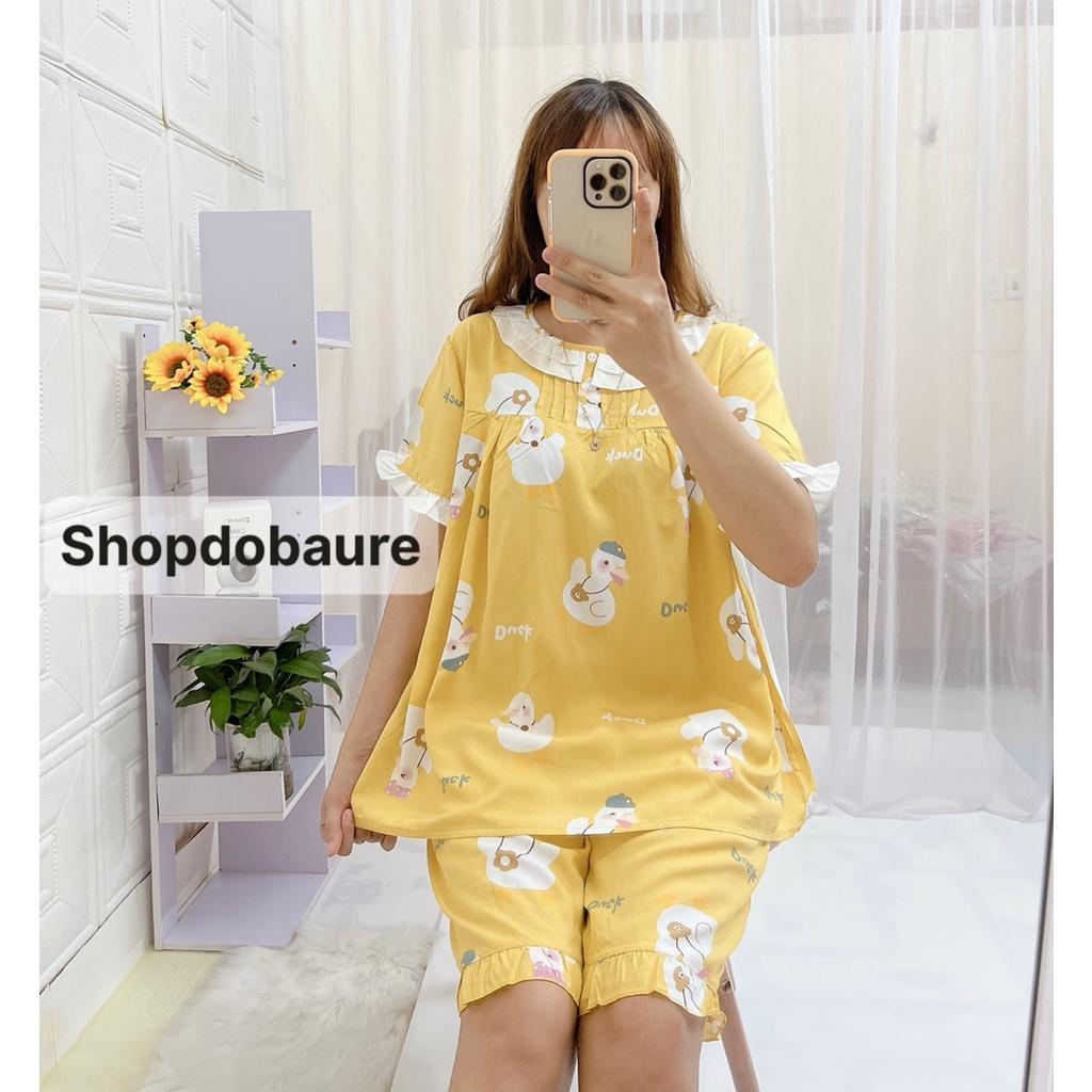 Bộ đồ bầu LỬNG, chất Lanh mát cho mẹ bầu mặc nhà mùa hè