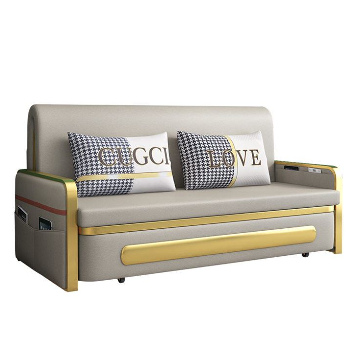 Giường sofa gấp gọn, sofa giường gấp gọn cao cấp có ngăn chứa đồ