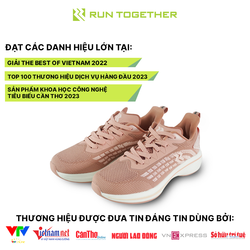 Giày Chạy Bộ Nam Nữ Cao Cấp Run Together Gắn Chip Thông Minh Siêu Nhẹ Siêu Bền | RT10