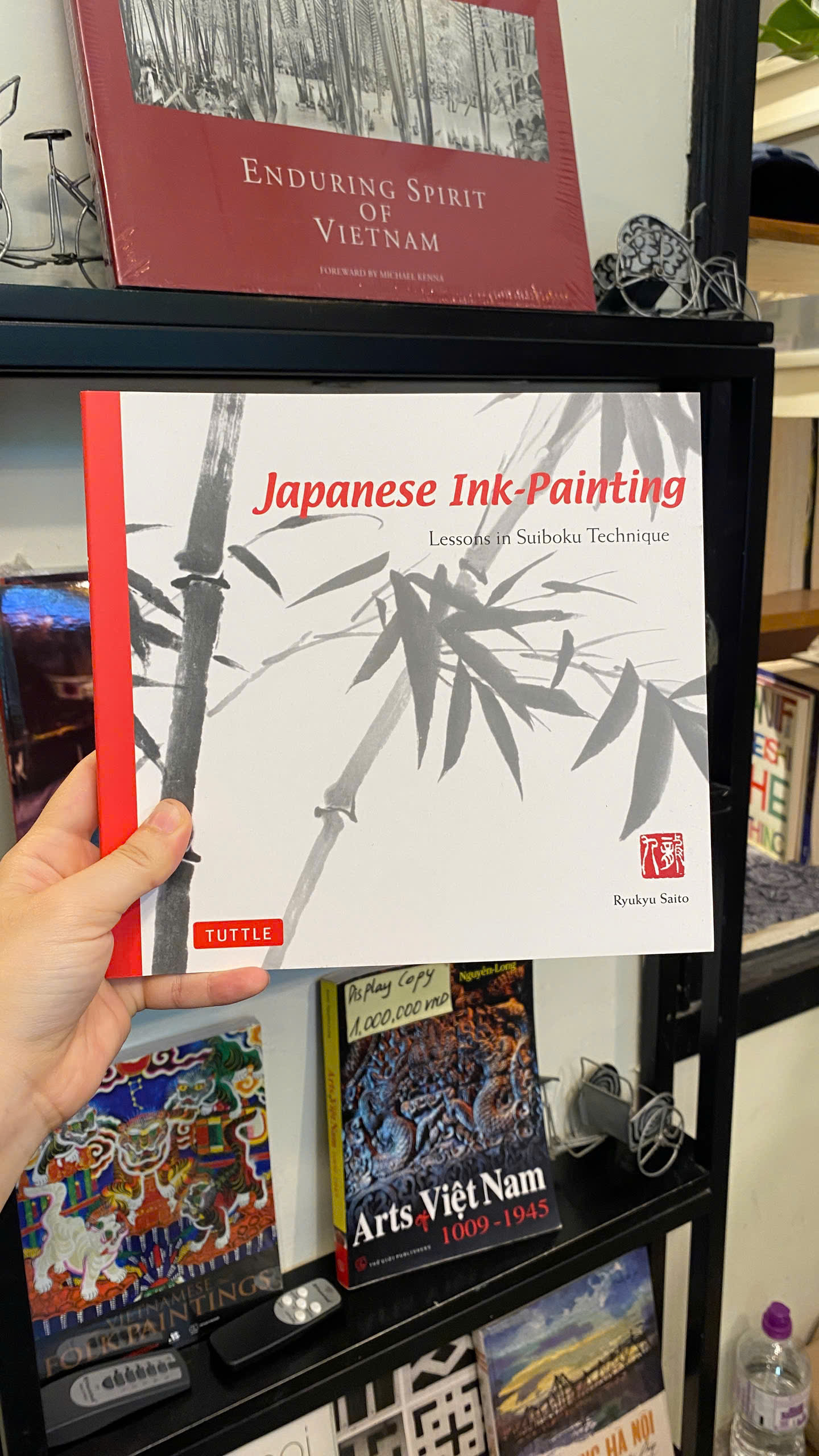 Sách - Japanese Ink Painting: Lessons in Suiboku Technique | Art & Design / Nghệ thuật Vẽ Nhật Bản