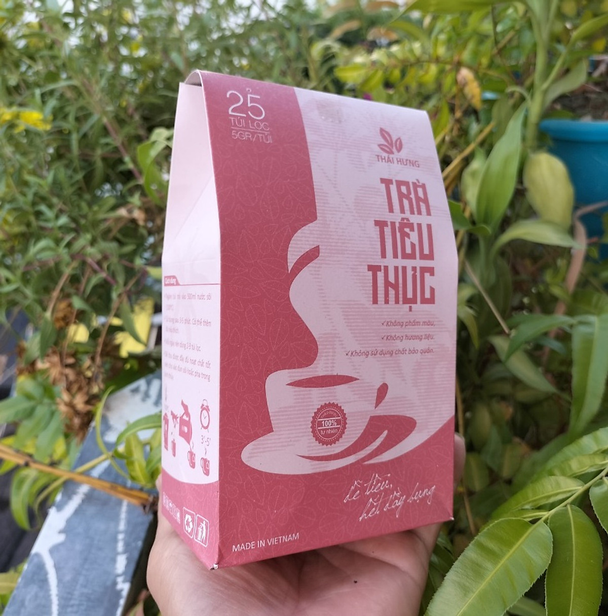 Hình ảnh Trà tiêu thực Thái Hưng 25 túi lọc x 5g (125g) - Hỗ trợ tiêu hóa, dễ tiêu, hết đầy bụng, giúp nhuận tràng, thải độc