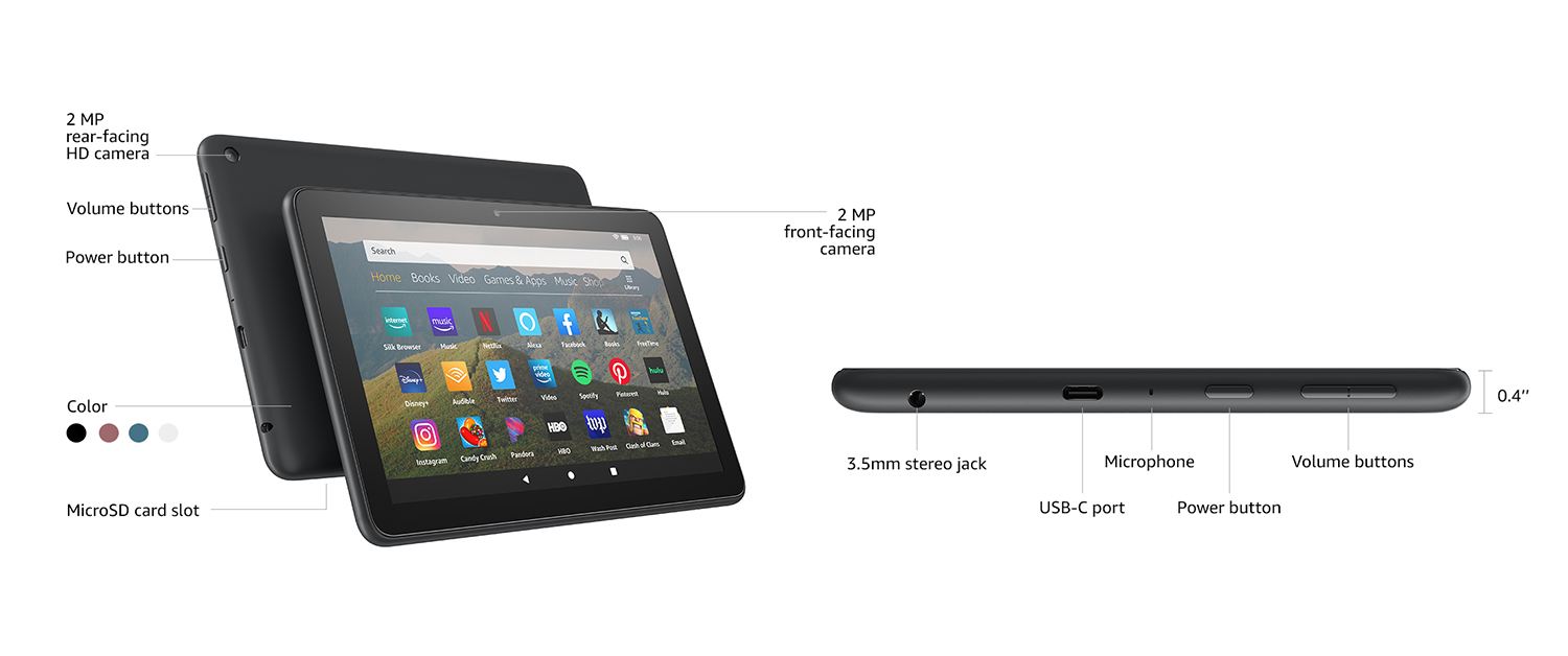 Máy tính bảng Kindle File HD 8 Hàng nhập khẩu