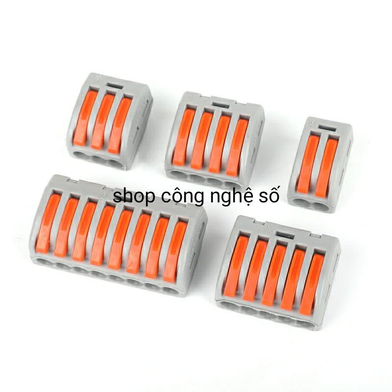 20b cút nối KV774 2 cổng, 3 cổng, 5 cổng, 8 cổng giúp nối dây điện nhanh mà không cần kìm hay băng dính