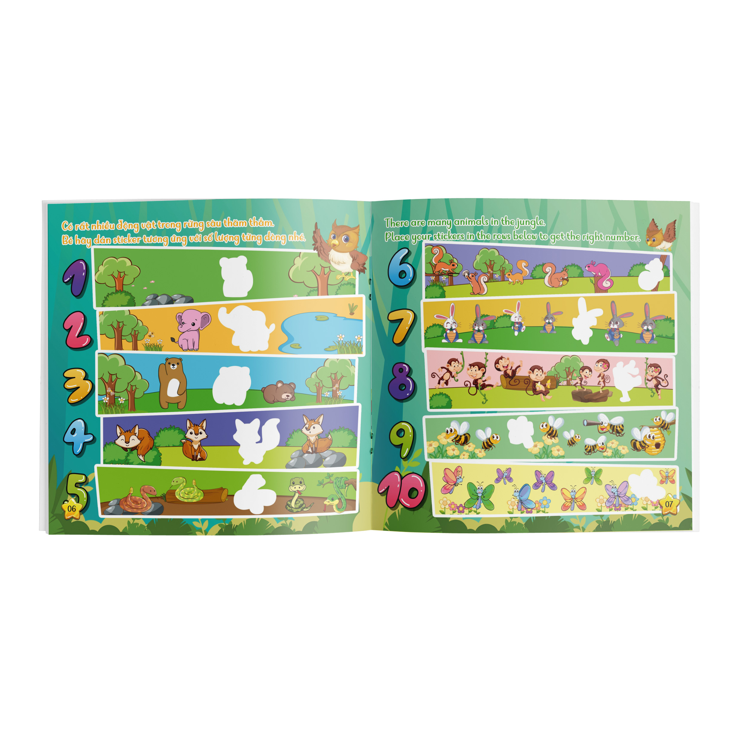 Combo 3 cuốn: Miếng dán Thông minh cho bé Phát triển tư duy IQ - My First Sticker Book