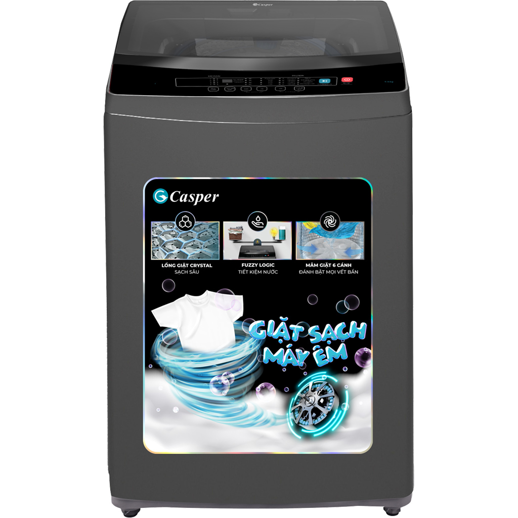 Máy giặt Casper 8.5 kg WT-85N68BGA - Hàng chính hãng [Giao hàng toàn quốc]