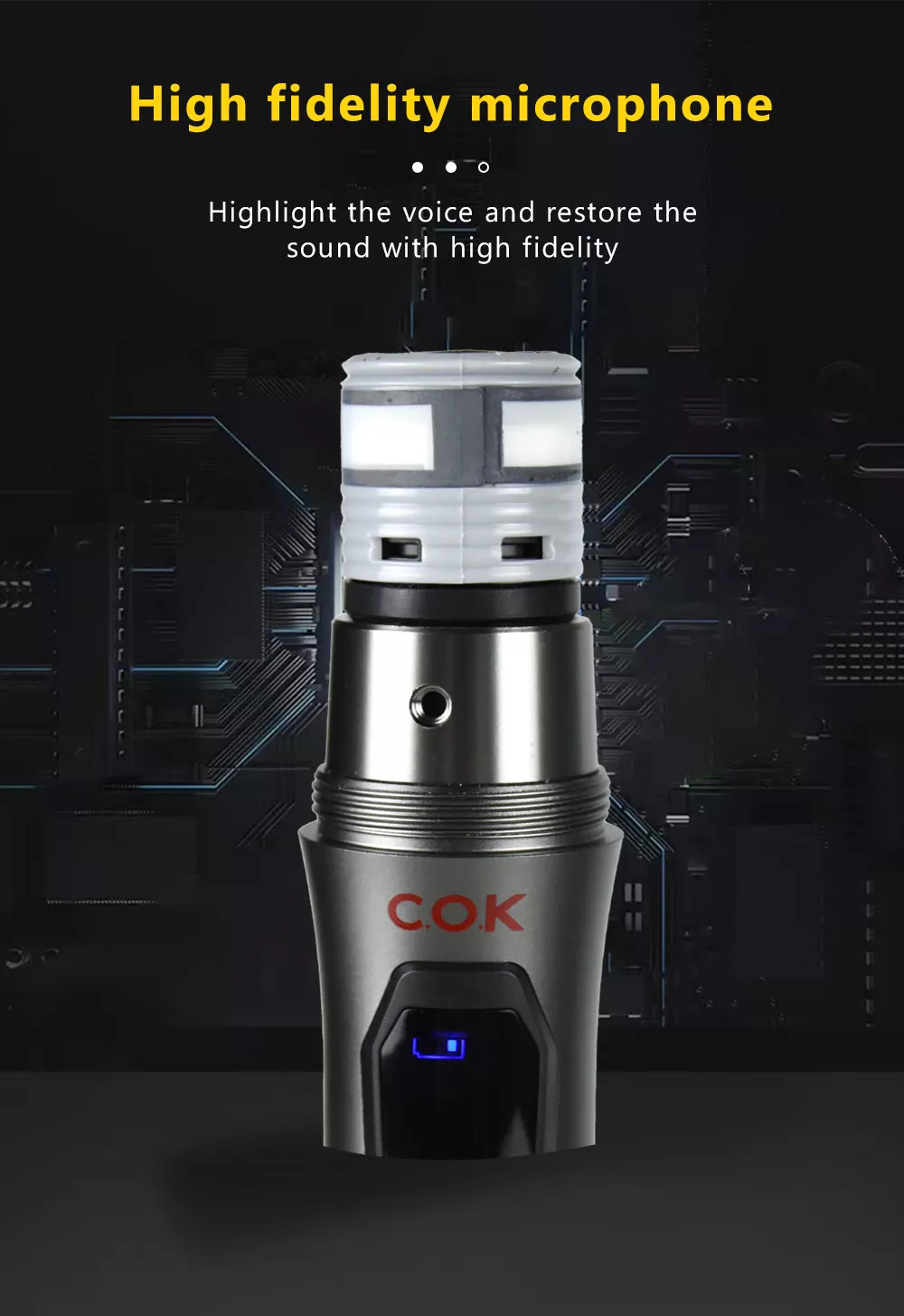 MICRO KHÔNG DÂY C.O.K ST-888 HÀNG CHÍNH HÃNG