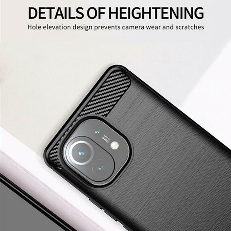 Ốp lưng chống sốc vân kim loại cho Xiaomi Mi 11 5G hiệu Likgus - hàng nhập khẩu