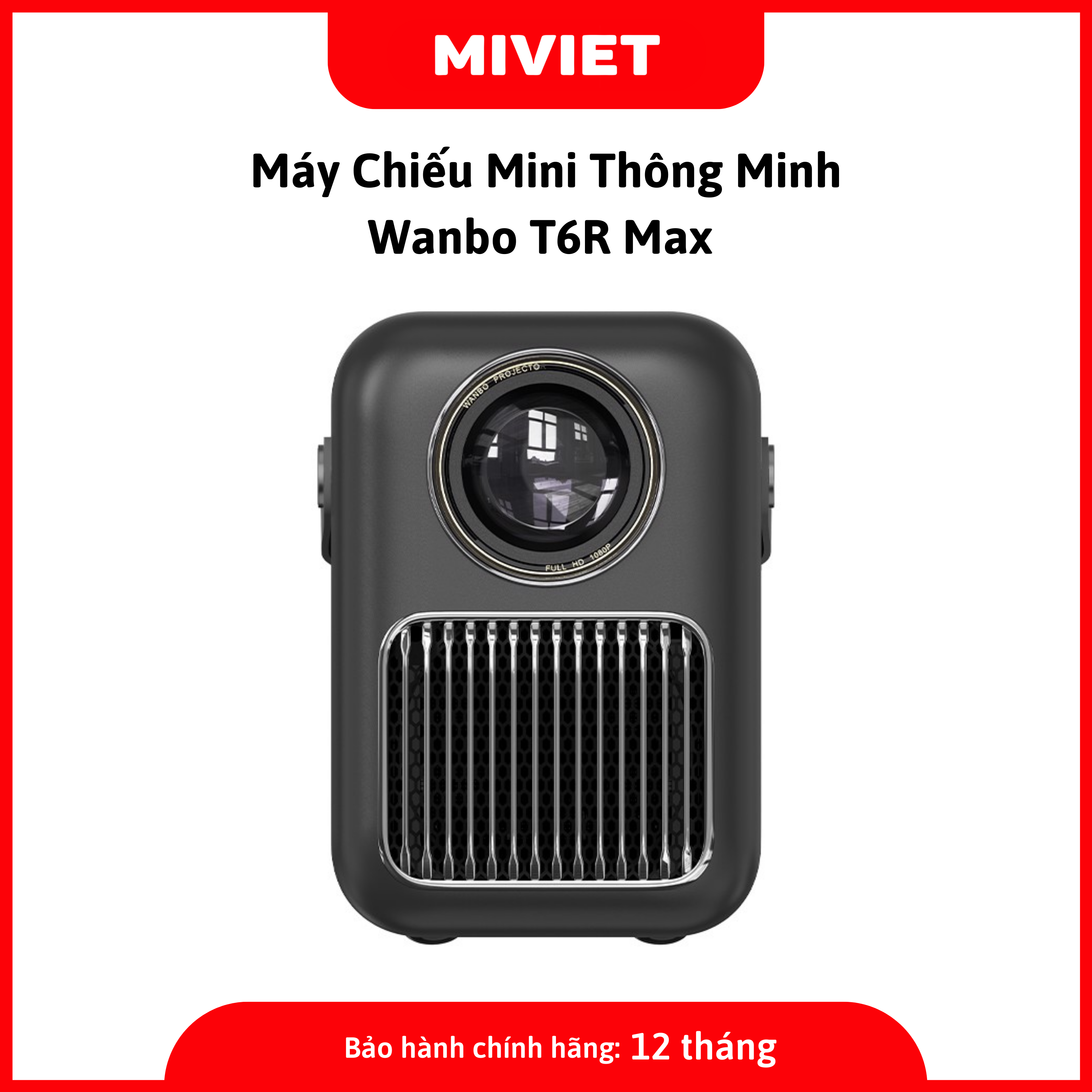 Máy Chiếu Thông Minh Mini Wanbo T6R Max - Hàng Chính Hãng