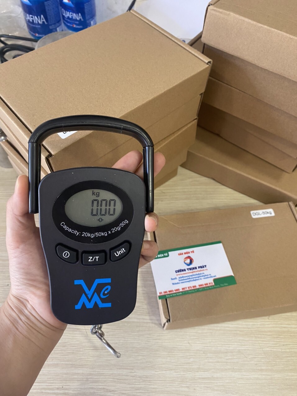Cân treo điện tử giá rẻ 50kg, Cân Hành Lý, Cân Gas Mini