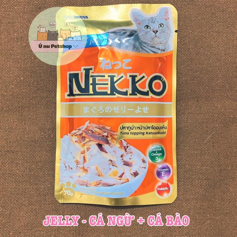 Pate thức ăn cho mèo NEKKO JELLY - GÓI 70G