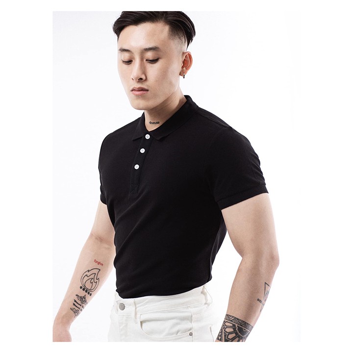 Áo Thun Nam KING - Cổ Bẻ, Polo, Tay Ngắn, Body, Trơn, Big Size, Kingchuyensi, chất cotton co giãn tốt T01