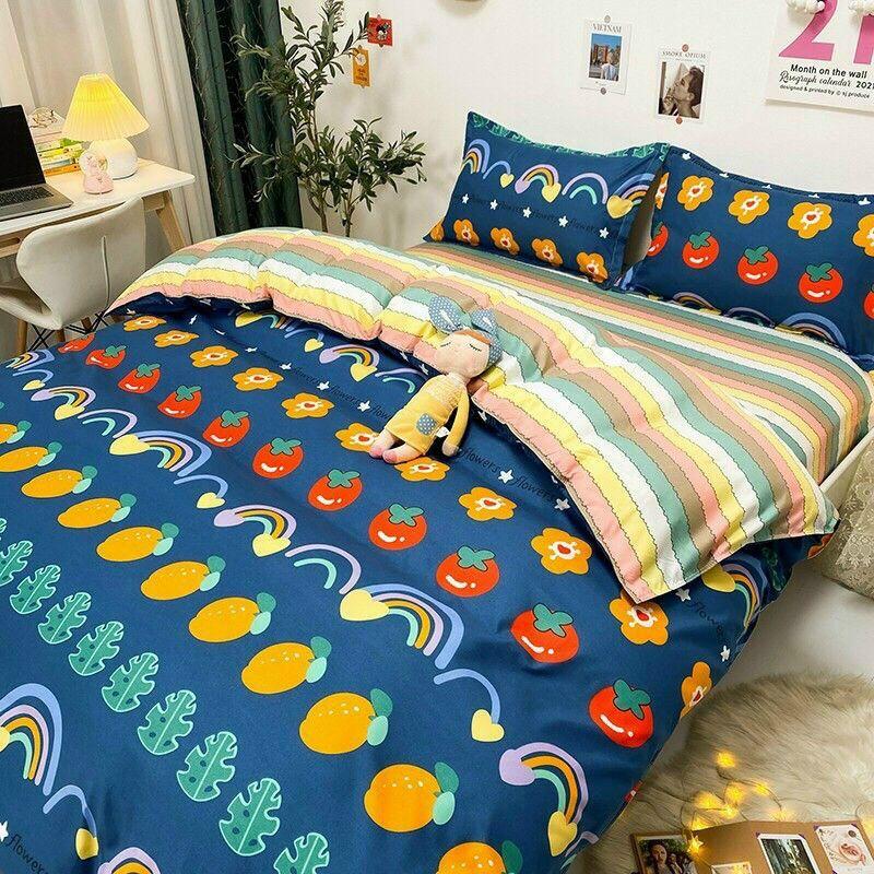 Bộ Chăn Ga Gối Cotton Poly 4 món