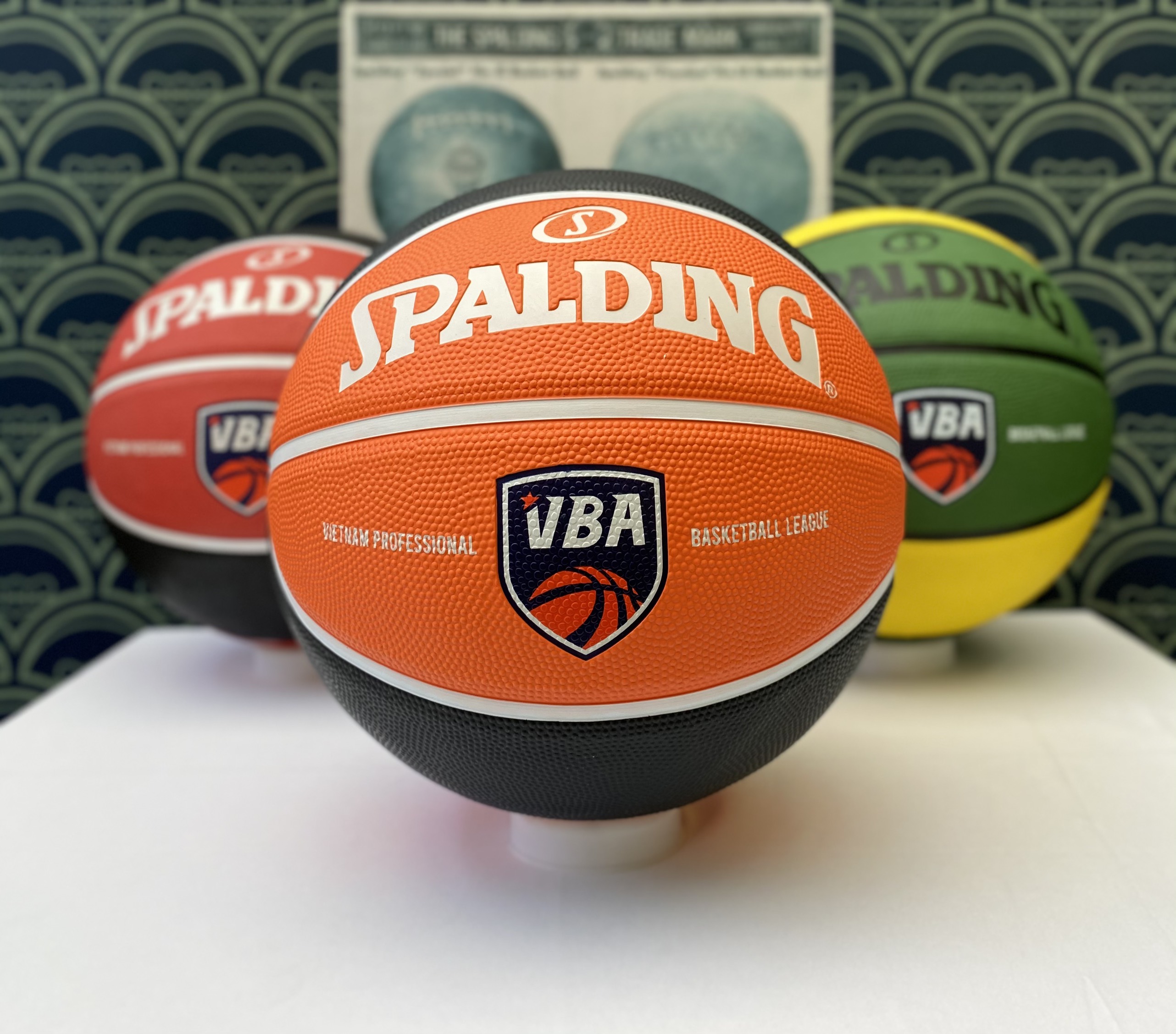 Bóng rổ Spalding DANANG DRAGONS VBA (2021) size7 cao su Giải bóng rổ các câu lạc bộ chuyên nghiệp Việt Nam