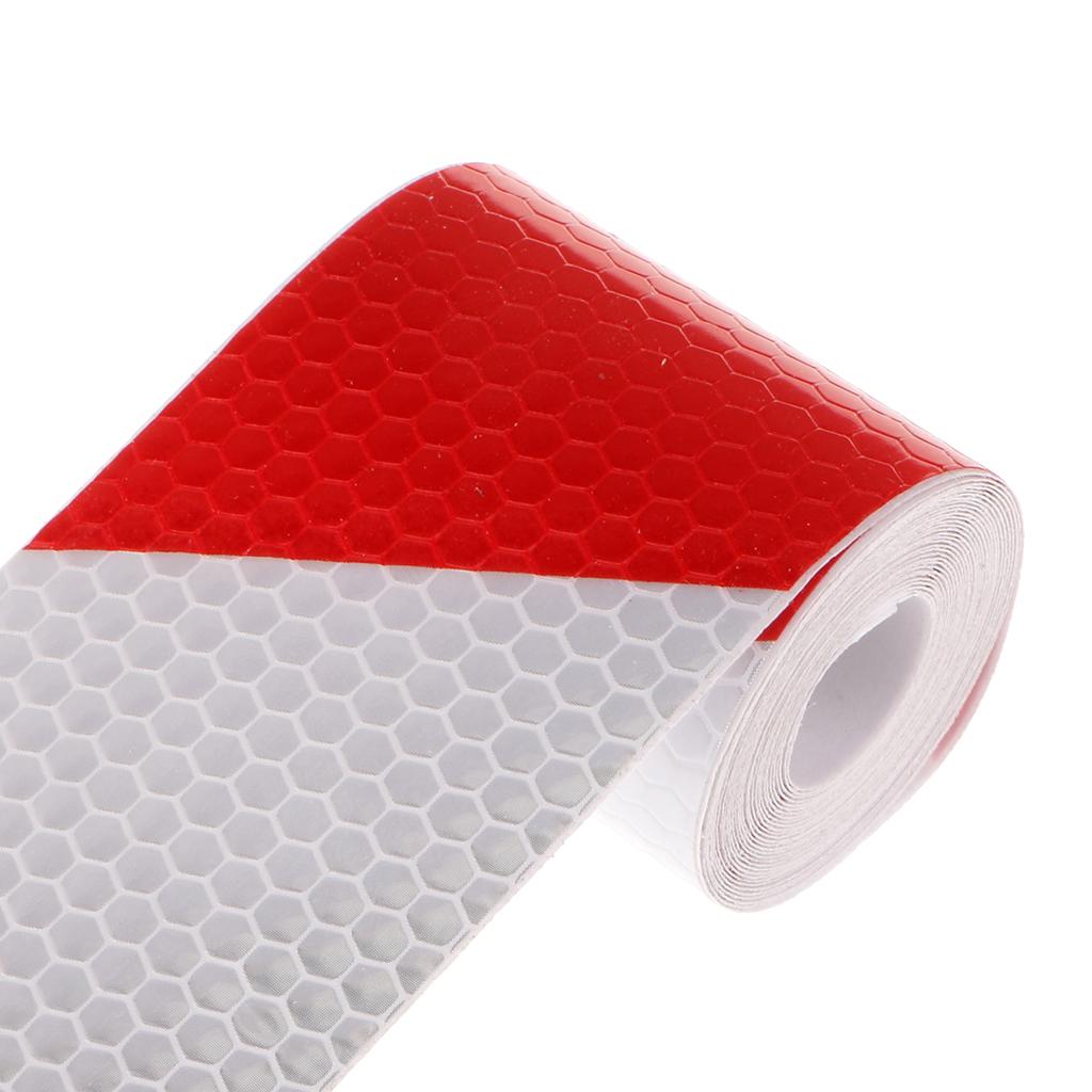 3M Red White Phản Chiếu Cảnh Báo An Toàn Băng Keo Dán Phim