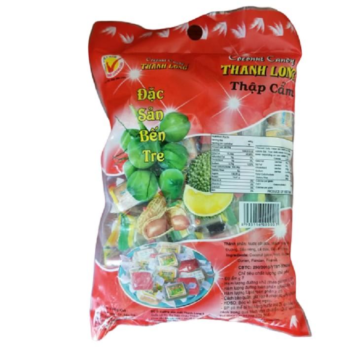 Kẹo dừa thanh long thập cẩm - đặc sản Bến Tre