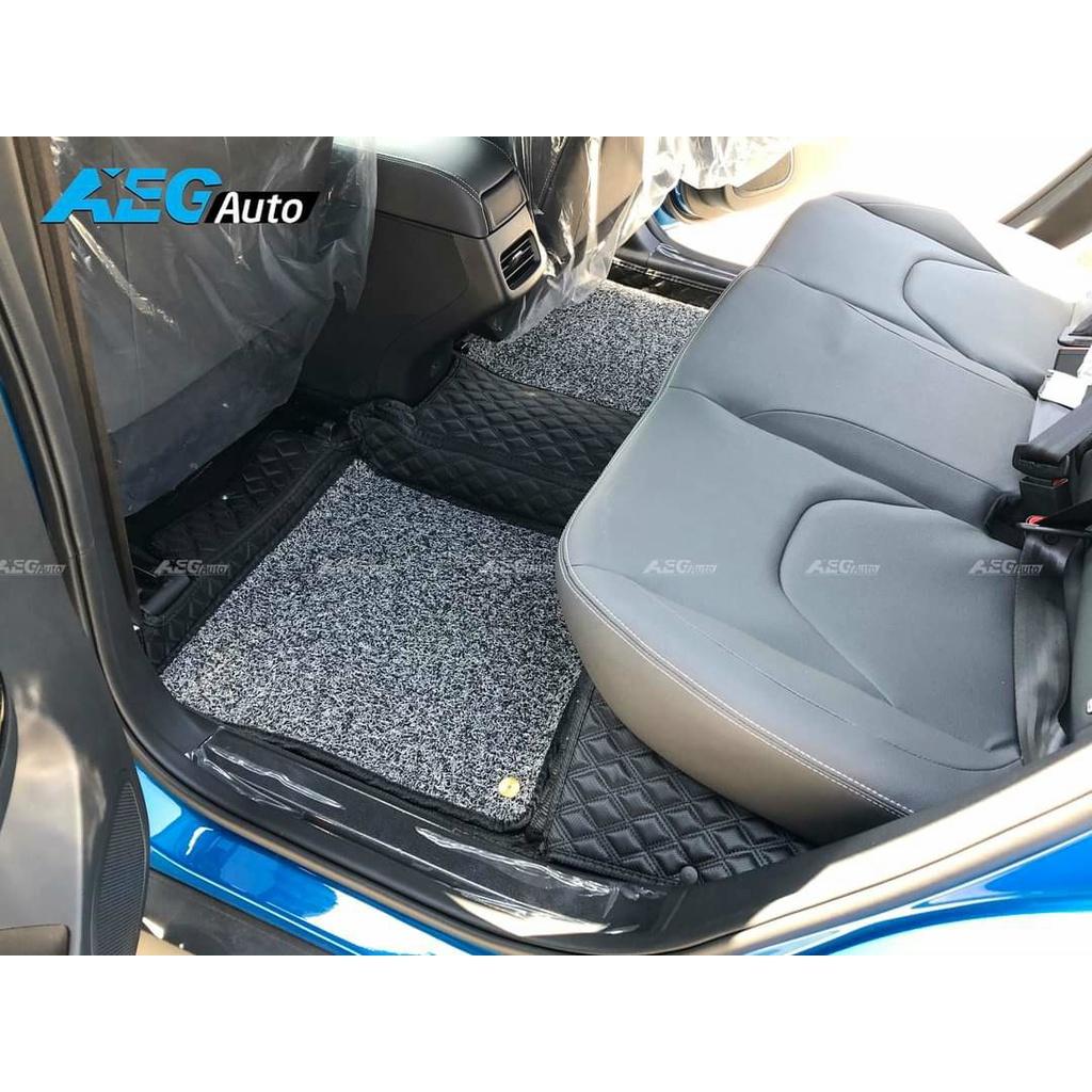 Thảm Lót Sàn Xe Vinfast VF5 2022- 2023, Thảm 5D mẫu da cao cấp, kết hợp rối sàn, Chuẩn Phom, Đa Dạng Mẫu Mã