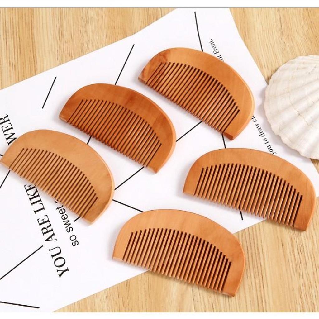 Lược Mini Gỗ đào tự nhiên - Hàng loại 1 PK311