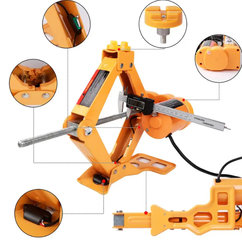 Bộ nâng kích gầm điện ô tô TY-EJ02, 2 tấn, 12V