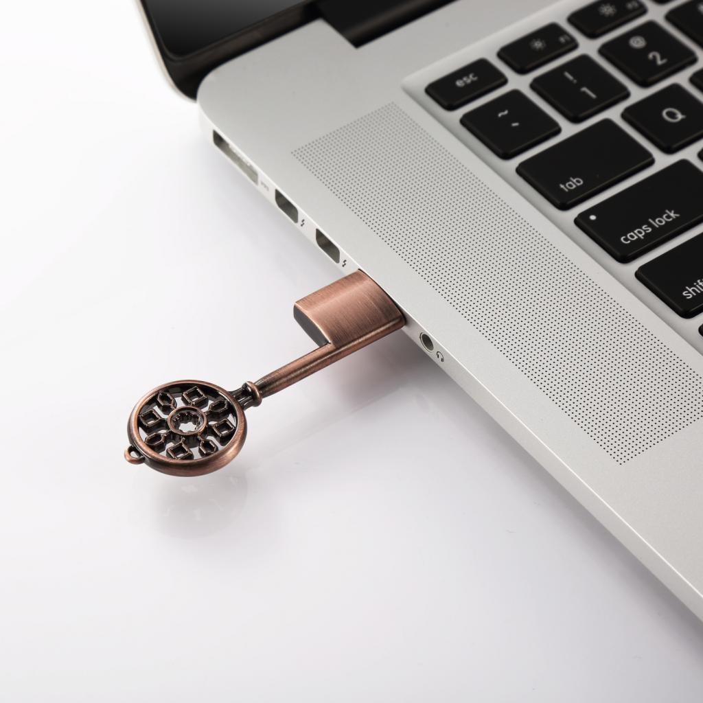 Metal Key Waterproof Flash Drive USB Disk Pendrive Memory Stick