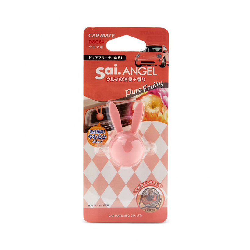 Sáp Thơm ghim Máy Lạnh CARMATE Sai Angel Rabbit Air DSG64 Pure Fruity 4g