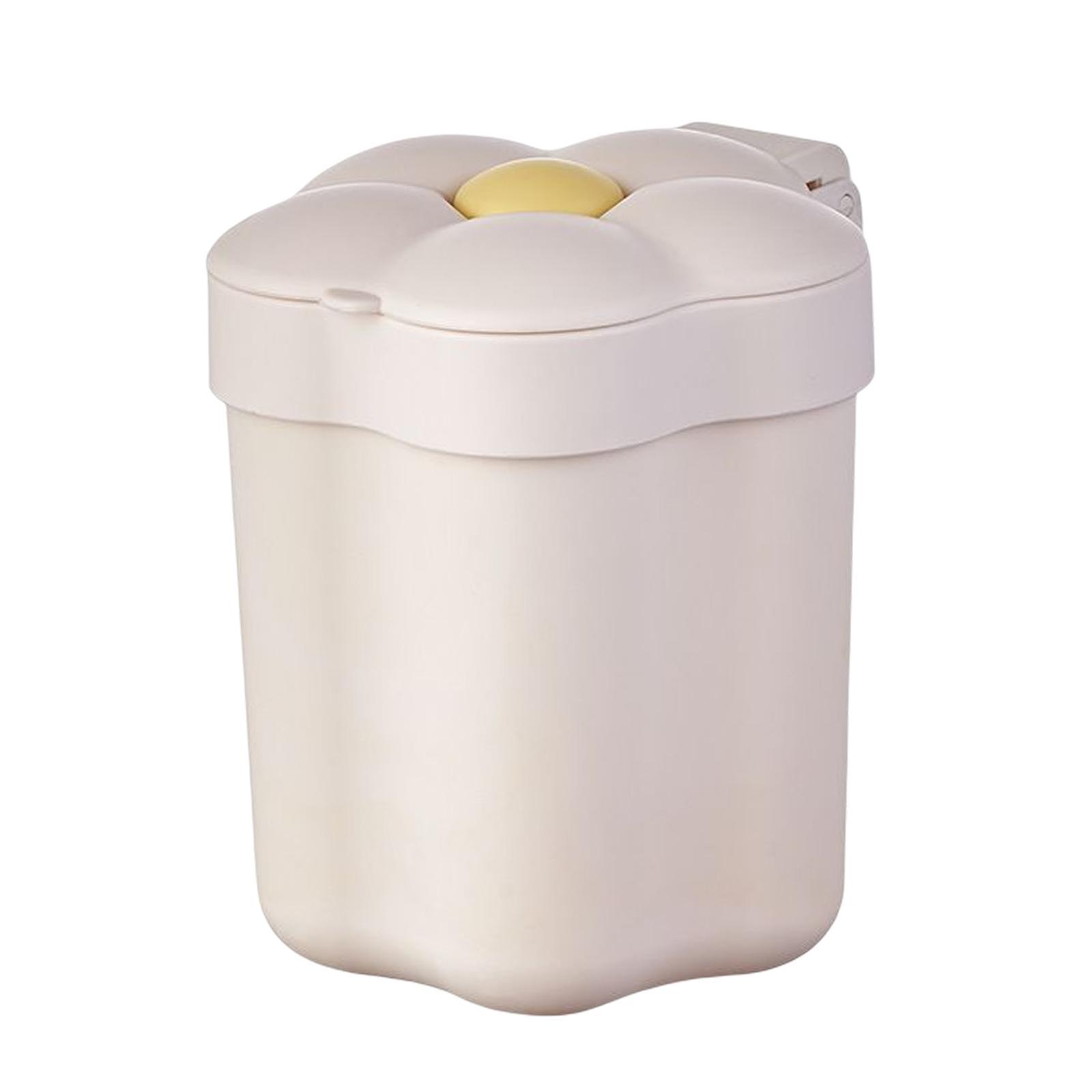 Mini Desktop Trash Can Mini Wastebasket Garbage Bin Waste Can for Bathroom