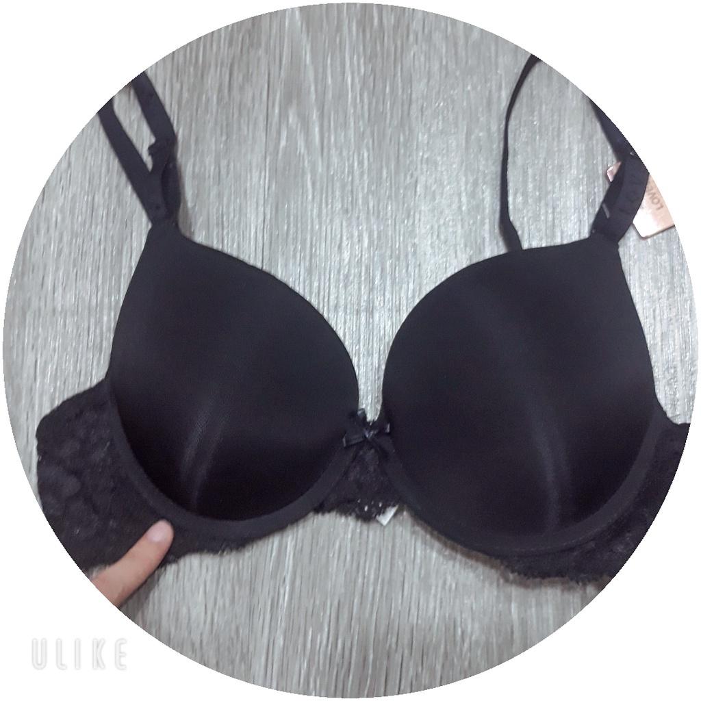 Áo ngực Lovely trơn nâng ngực tạo khe đệm dày bảng ren mã LL194
