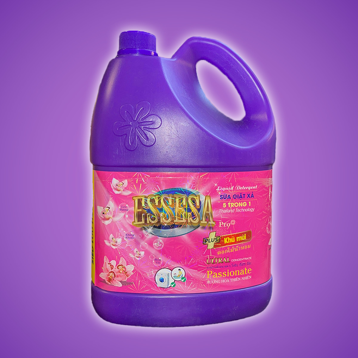 Sữa giặt Essesa Pro Khử Mùi 3.8kg Với Tinh Chất Hương Nước Hoa Pháp Nồng Nàn Quyến Rủ