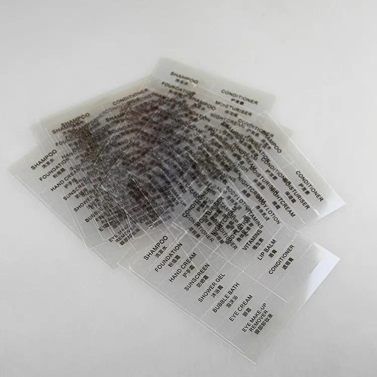 Nhãn Dán Lọ Chiết Mỹ Phẩm Nhựa PVC Chống Nước Giá Rẻ DUASHOP
