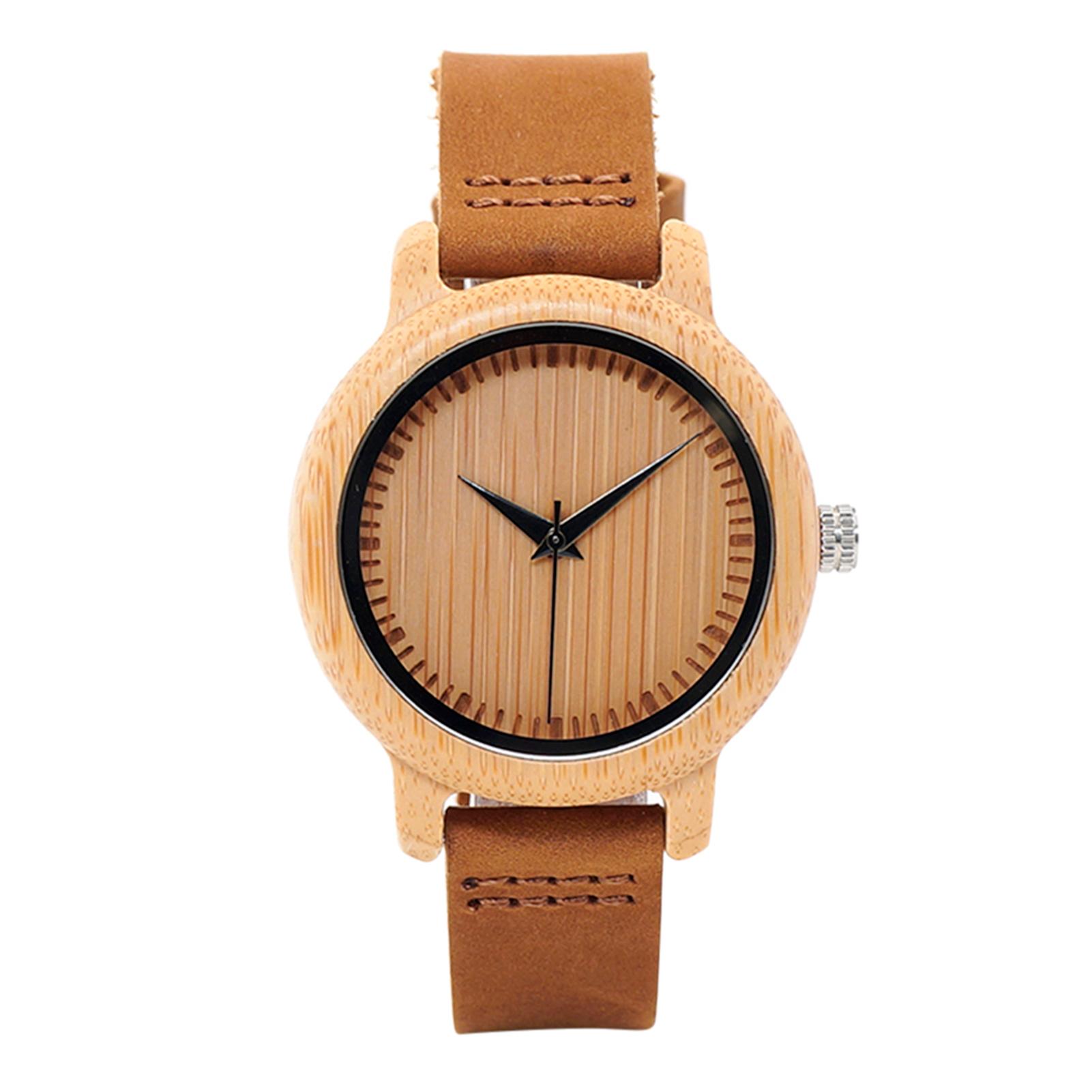 Đồng hồ BOBO BIRD bằng gỗ với dây da Quartz thể thao Hộp quà tặng kèm