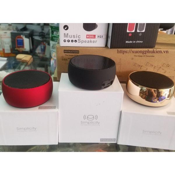 Loa bluetooth cầm tay mini BS01 FREE SHIP Loa đa năng vỏ nhôm cao cấp âm bass cực hay cắm thẻ nhớ cồng 3.5 thẻ tf