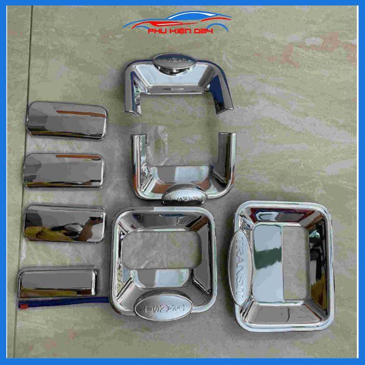 Ốp tay hõm mạ crom Transit 2014-2015-2016-2017-2018-2019-2020-2021 sáng bóng chống trầy bảo vệ cửa xe ô tô