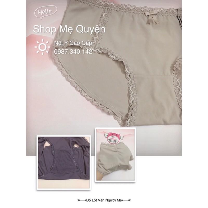 Quần lót thun lạnh phối viền ren đẳng cấp