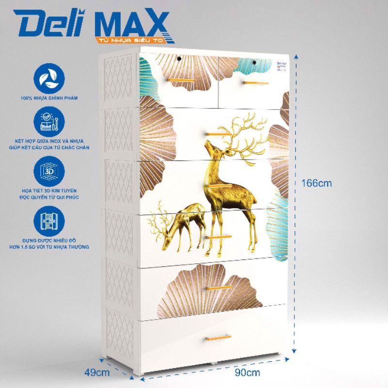 Tủ DELI MAX 6 tầng và 5 tầng cao cấp ( ngang 9 tấc