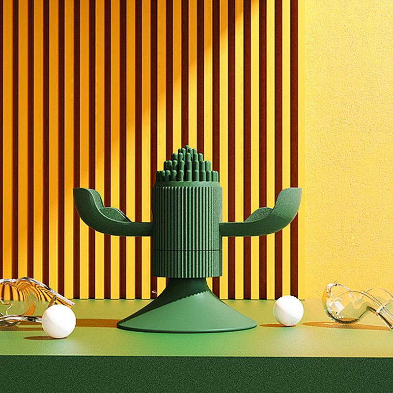 Bán buôn đồ chơi thú cưng Đồ chơi mèo ngộ nghĩnh có thể đặt Đồ chơi xương rồng Catnip（màu xanh lá cây）