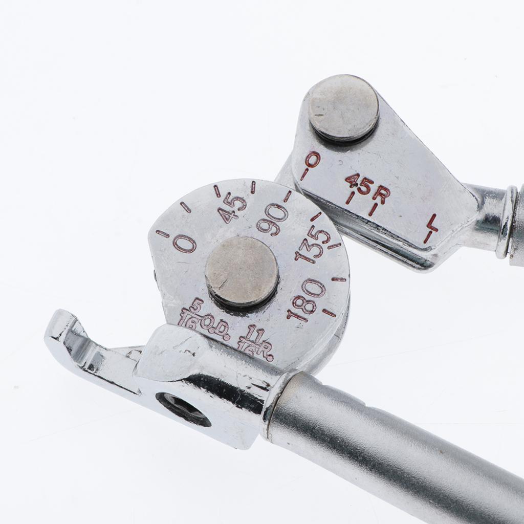 8mm 3-in-1 Tube Bender, Heavy Duty Aluminum Alloy Pipe Bending Tool, 180 Degree