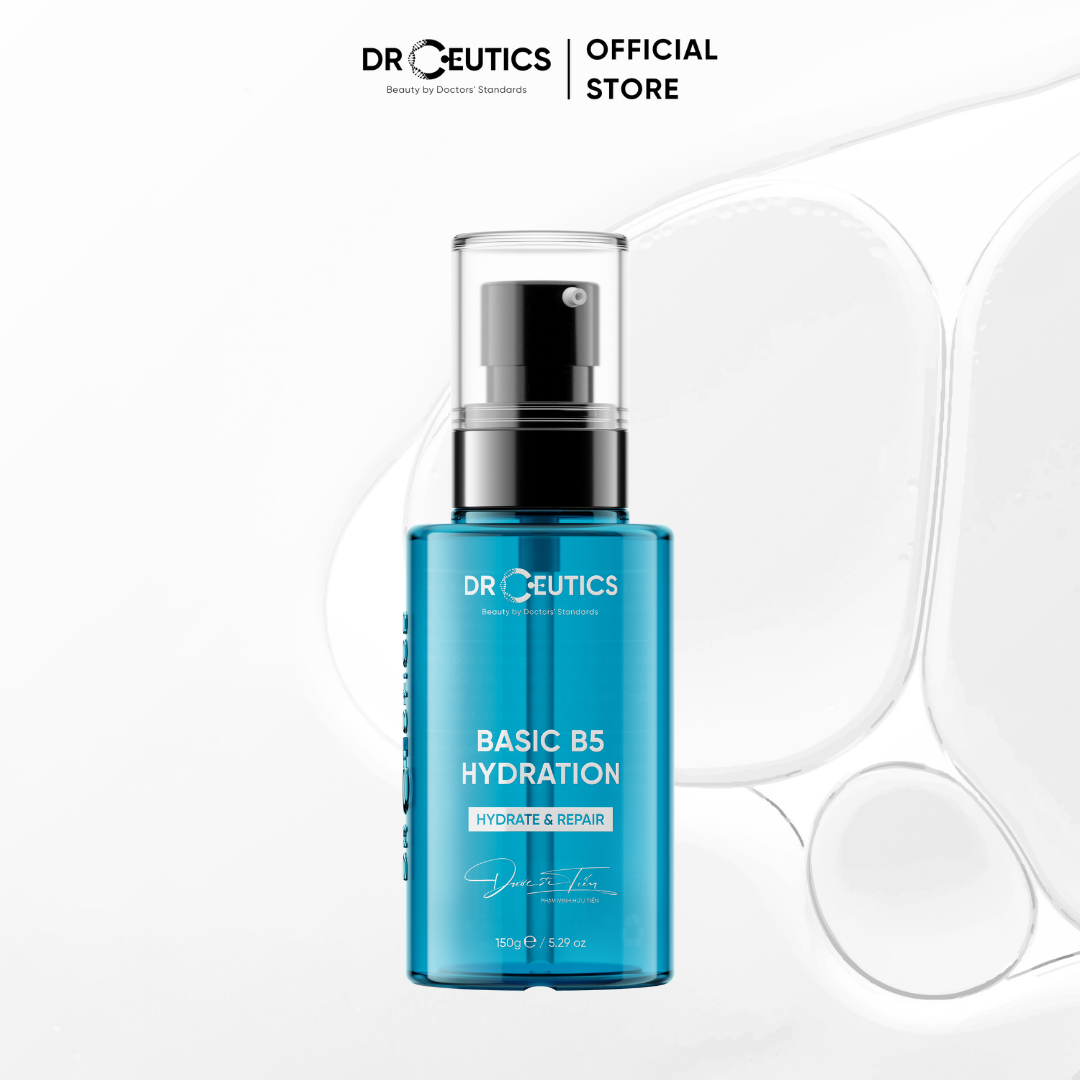 DRCEUTICS Tinh Chất B5 Basic Hydration 5% DrCeutics Cho Da Dầu Mụn - LIMITED VERSION