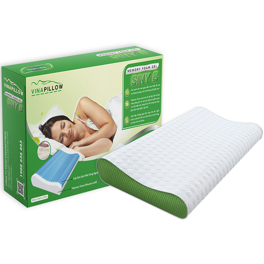 Gối Vinapillow Memory Foam Gel Vinamattress Siny