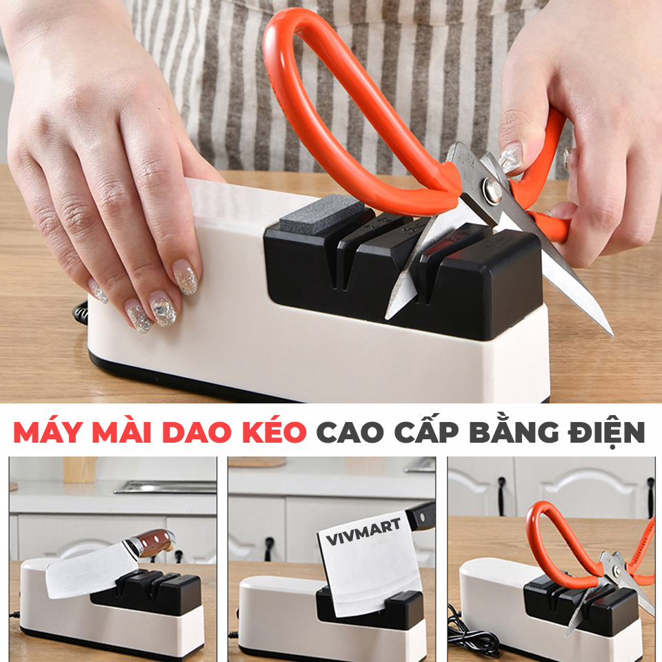 Máy Mài Dao Kéo Bằng Điện Cao Cấp - Mài Nhanh Hơn, Sắc Hơn